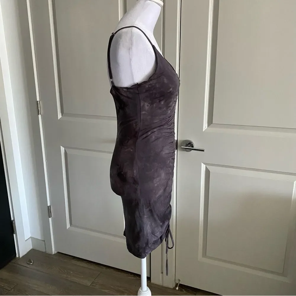 Tie Dye Ruched Dress - Picture 4 of 9